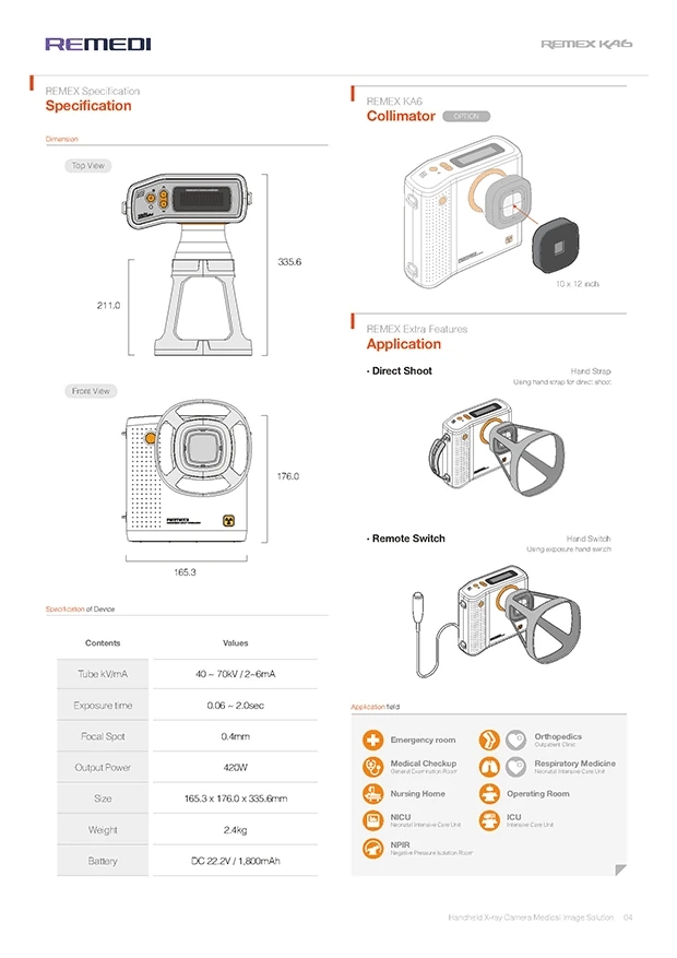 image of REMEX KA6 for USA user guide