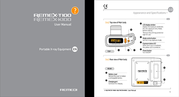 image of REMEX-T100 | K100 user guide