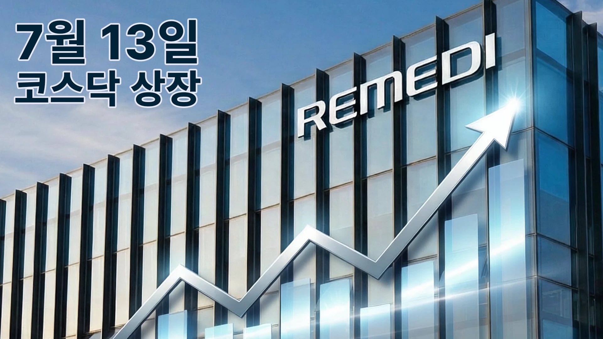 레메디, “7월 코스닥 상장 예정” news graphic image